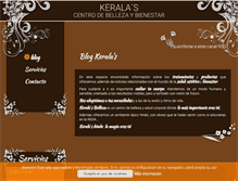 Tablet Screenshot of keralasbelleza.es